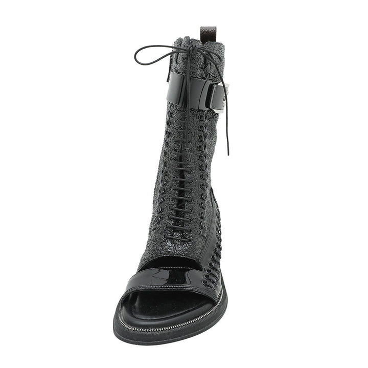 Louis Vuitton Black Moonlight Half Boots 38
