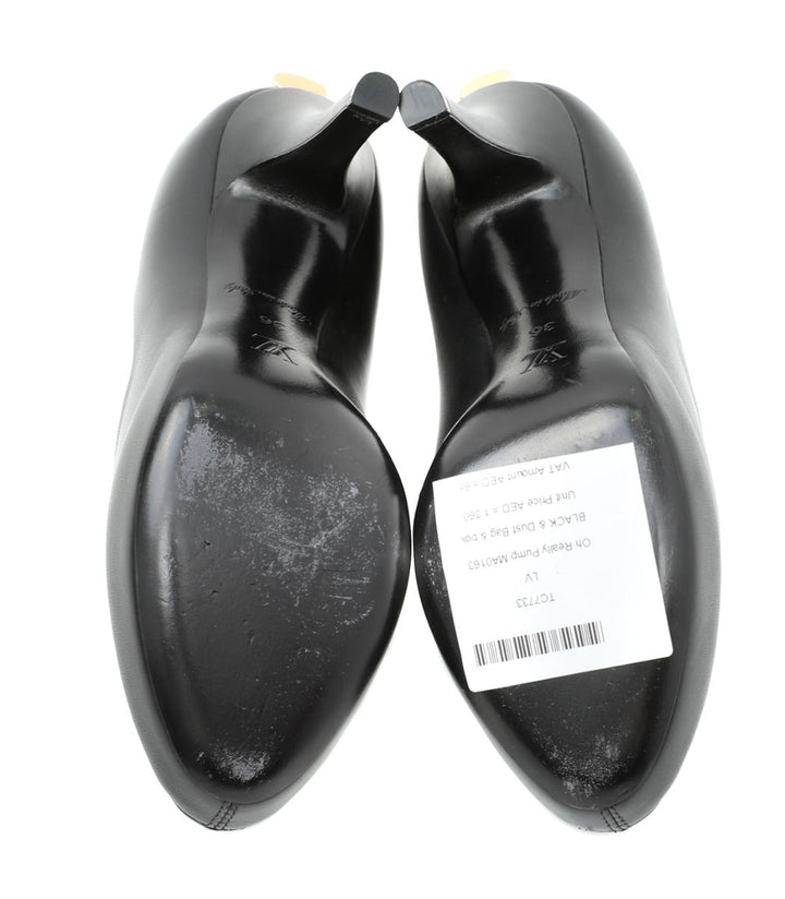Louis Vuitton Black Oh Rreally Pump 36