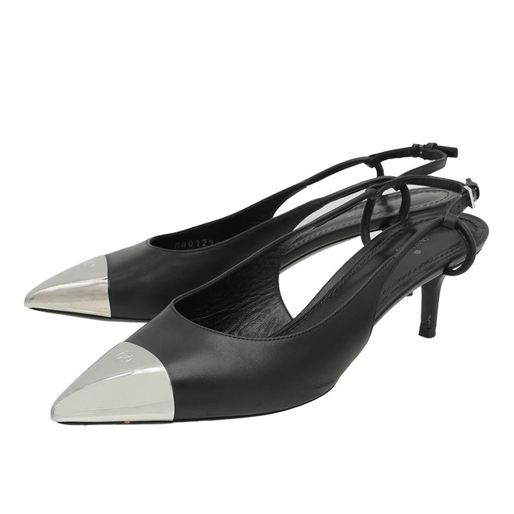 Louis Vuitton Bicolor Urban Twist Slingback 37