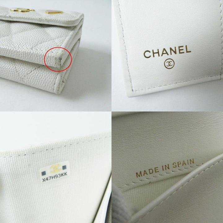 Top Quality Chanel AP3081 Caviar Skin Small Flap Wallet