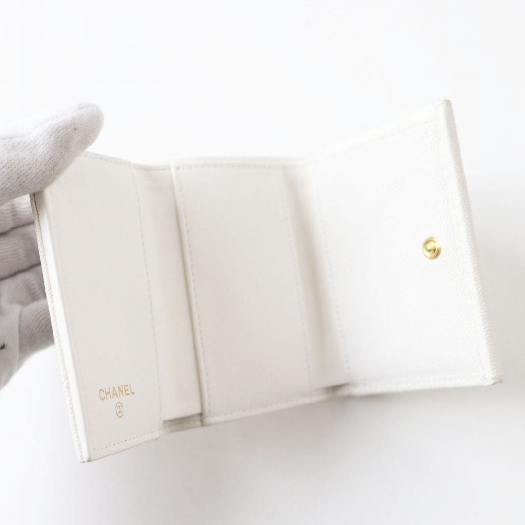 Top Quality Chanel AP3081 Caviar Skin Small Flap Wallet