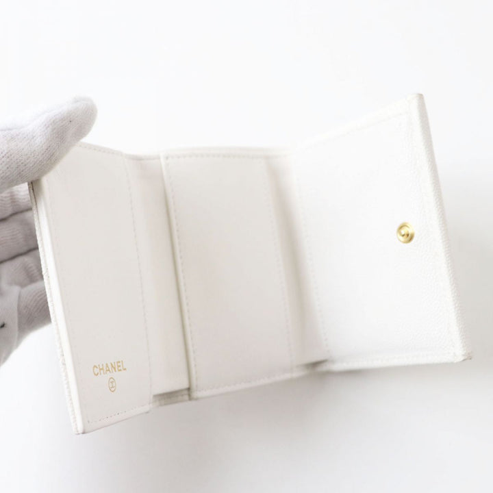 Top Quality Chanel AP3081 Caviar Skin Small Flap Wallet