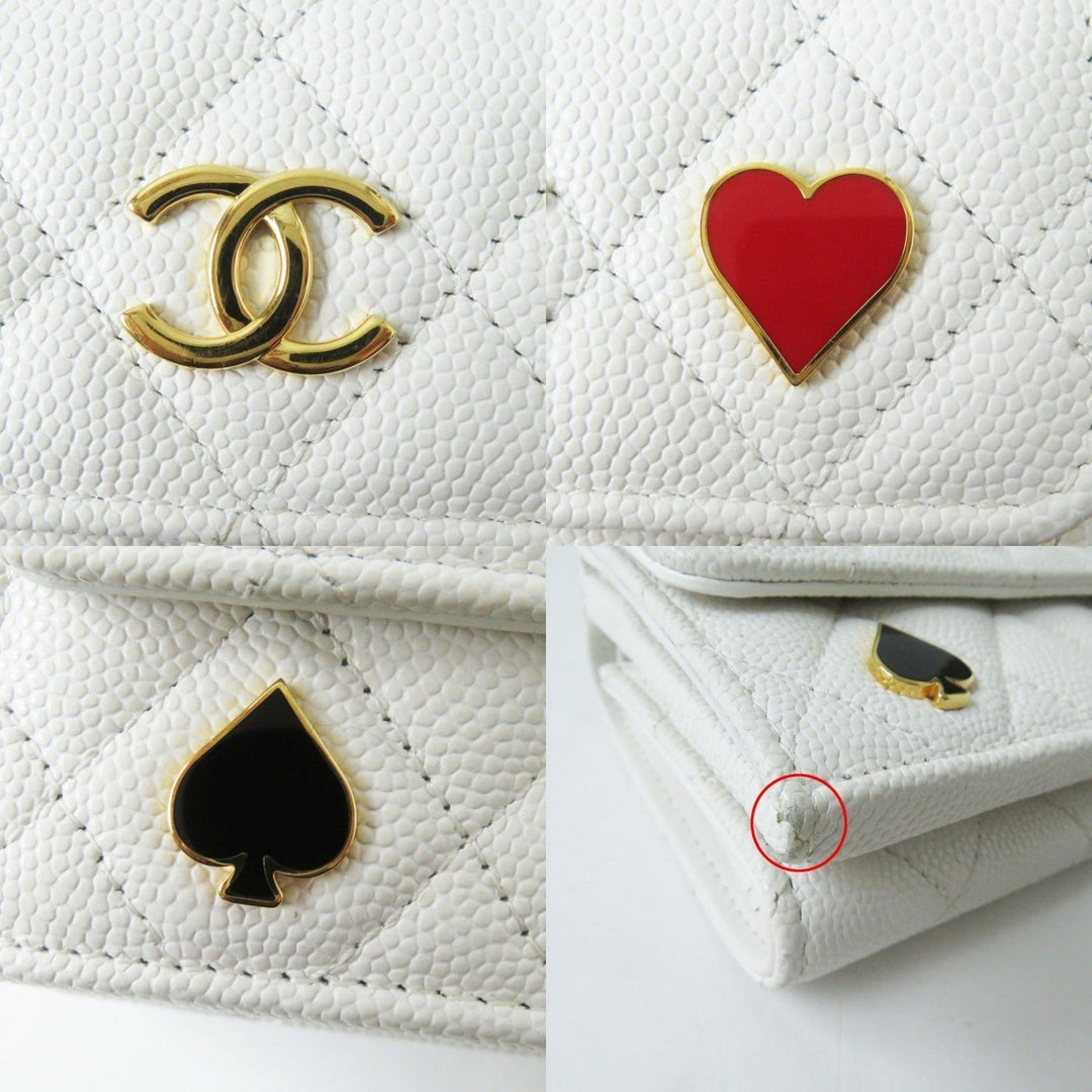 Top Quality Chanel AP3081 Caviar Skin Small Flap Wallet