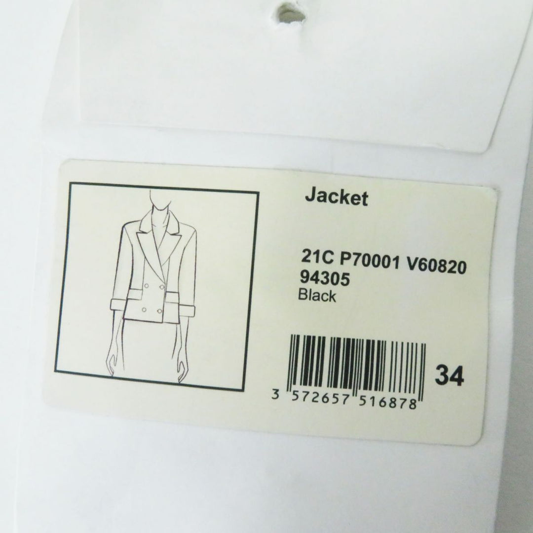 Chanel Women's Double Jacket Black 34