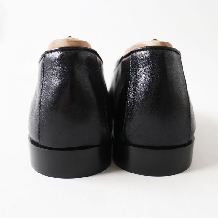 Top Quality Chanel COCO Mark Calfskin Loafers Black