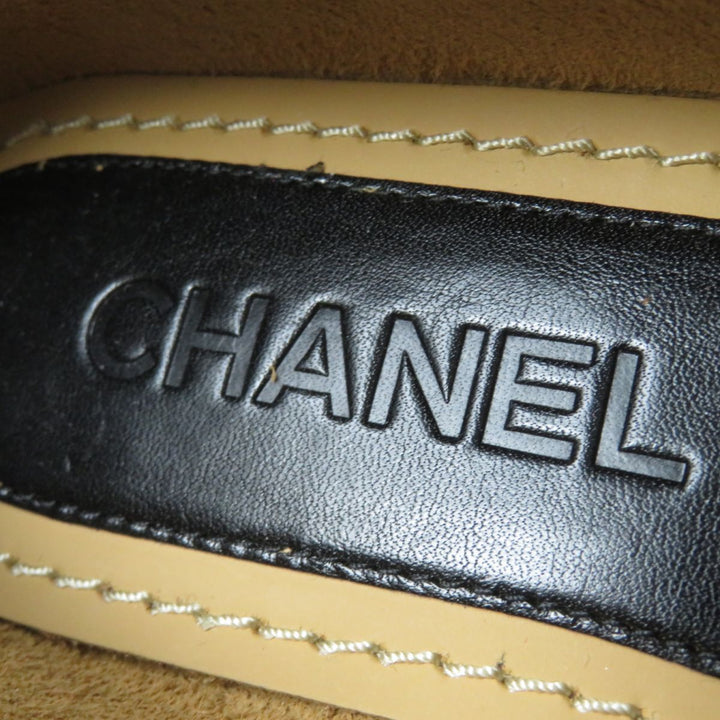 Top Quality Chanel COCO Mark Calfskin Loafers Black