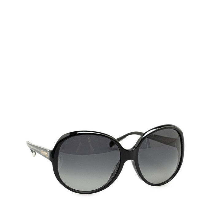 Top Quality Chanel Coco Mark Sunglasses Black Plastic