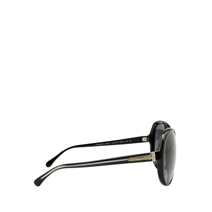 Top Quality Chanel Coco Mark Sunglasses Black Plastic