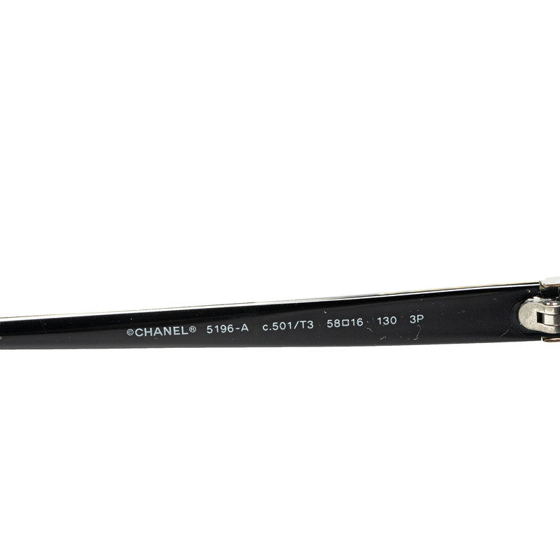 Top Quality Chanel Coco Mark Sunglasses Black Plastic