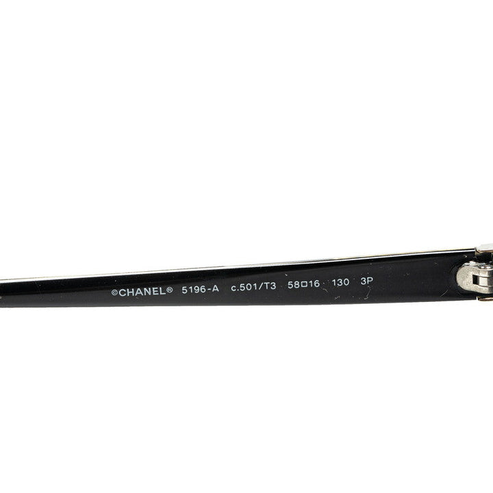 Top Quality Chanel Coco Mark Sunglasses Black Plastic