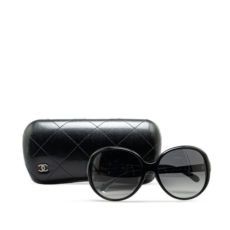 Top Quality Chanel Coco Mark Sunglasses Black Plastic
