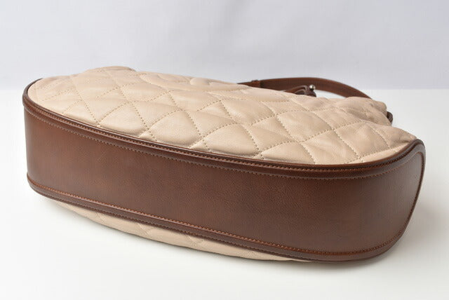 Top Quality Chanel 2way Leather Tote/Shoulder Bag Chain Coco Mark Quilted