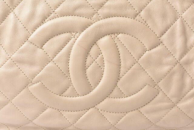 Top Quality Chanel 2way Leather Tote/Shoulder Bag Chain Coco Mark Quilted