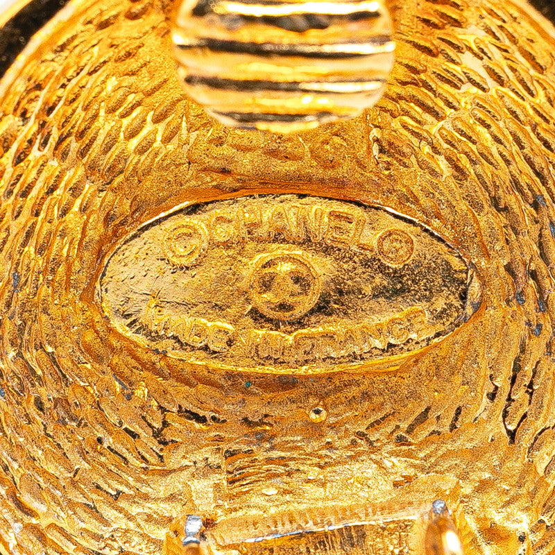Top Quality Chanel Coco Mark Gold Earrings