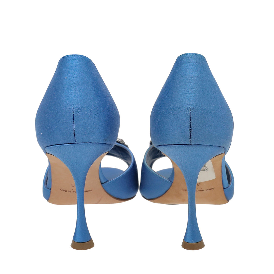 Manolo Blahnik Blue Alicia Pumps 39