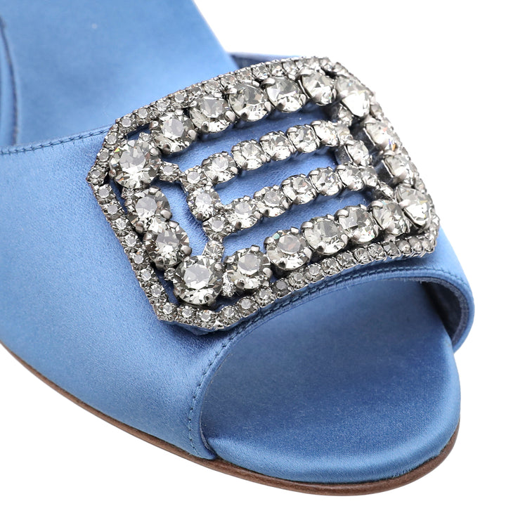 Manolo Blahnik Blue Alicia Pumps 39
