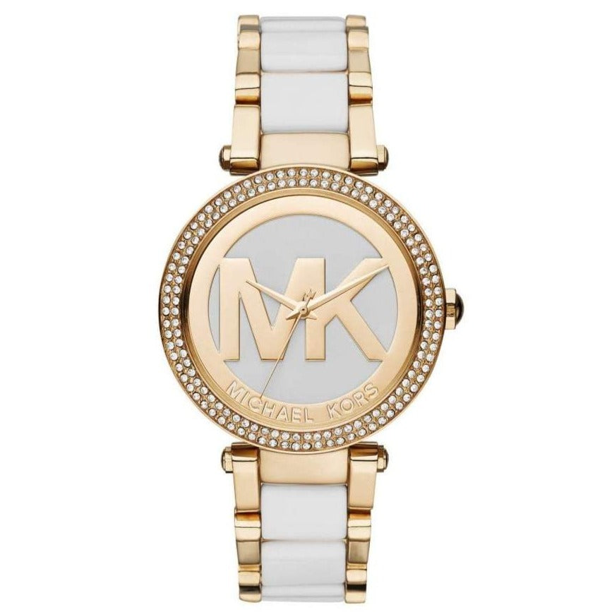 Michael Kors Ladies Parker Yellow Gold Watch MK6313
