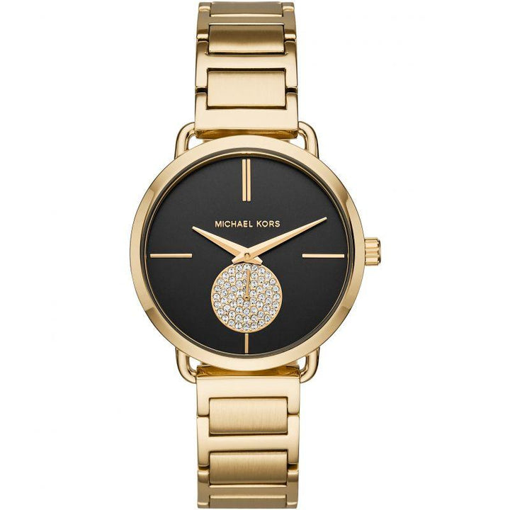 Michael Kors Ladies Portia Yellow Gold Watch MK3788