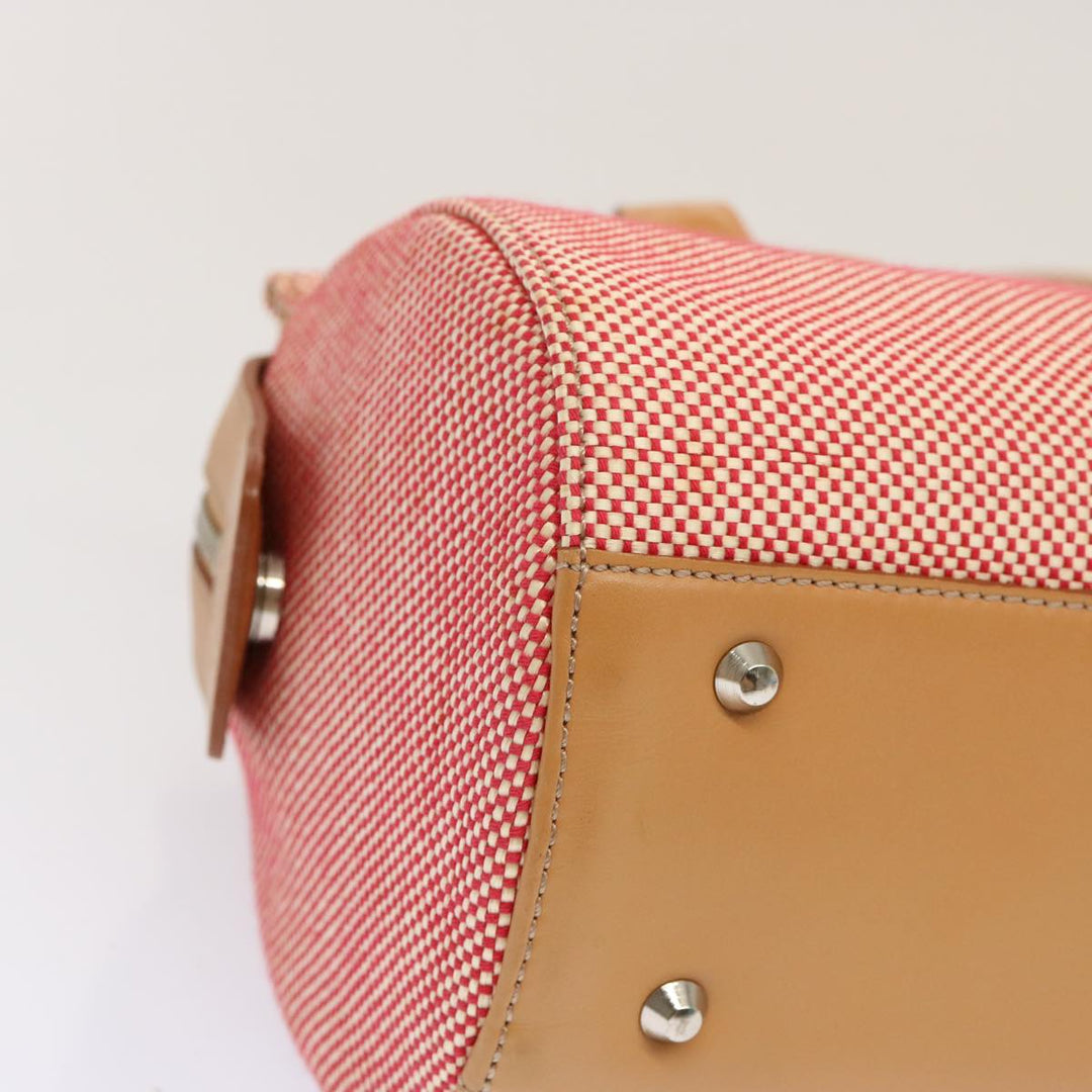 Burberry Tote Bag Canvas Red Auth mr023