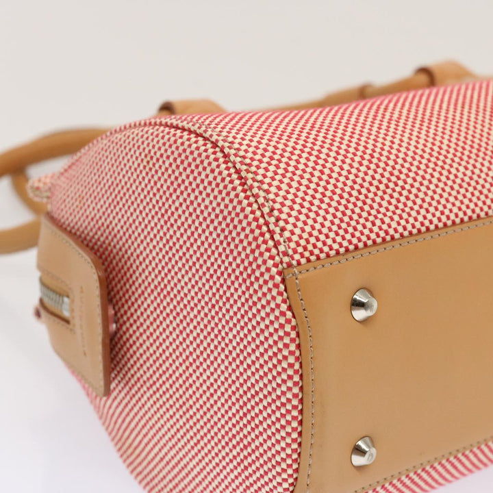 Burberry Tote Bag Canvas Red Auth mr023