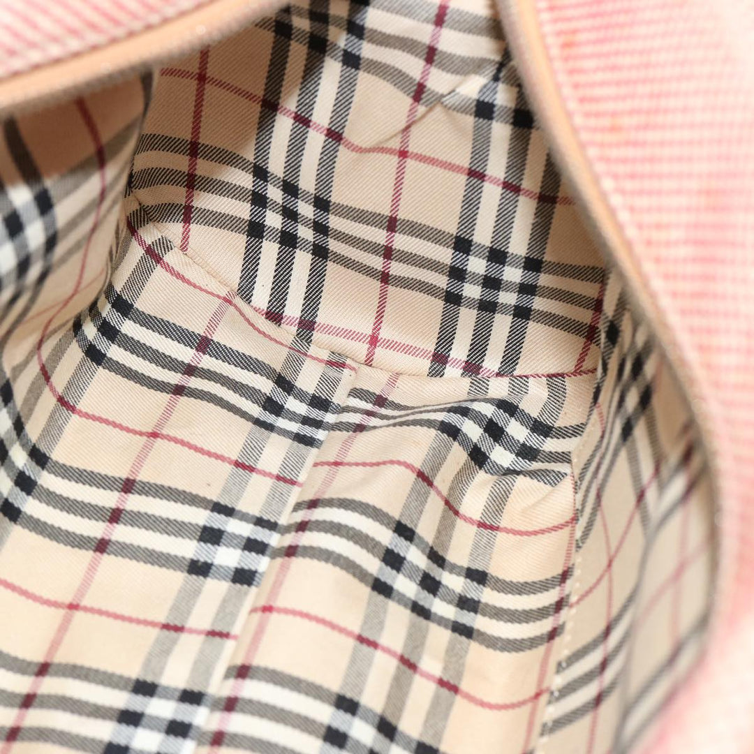 Burberry Tote Bag Canvas Red Auth mr023