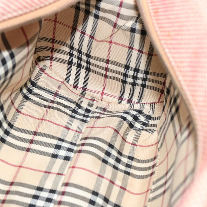 Burberry Tote Bag Canvas Red Auth mr023