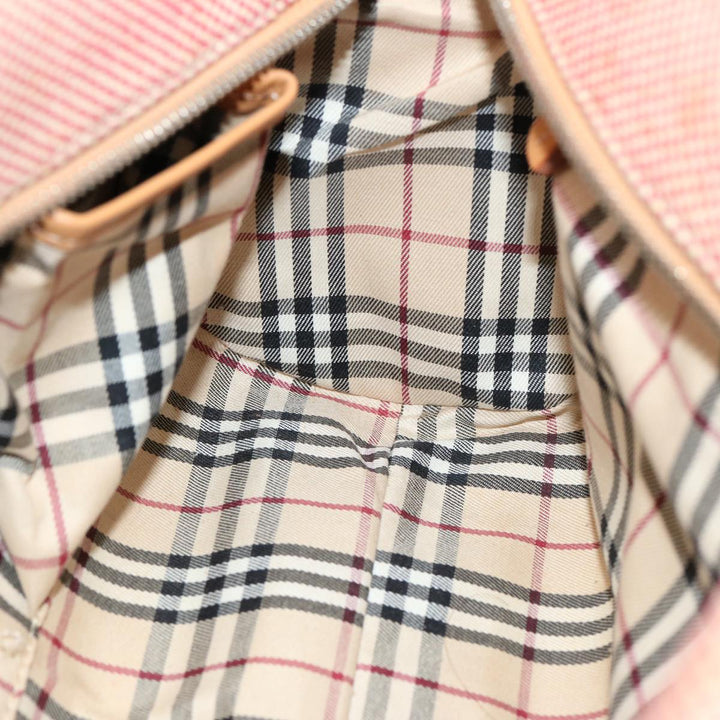 Burberry Tote Bag Canvas Red Auth mr023