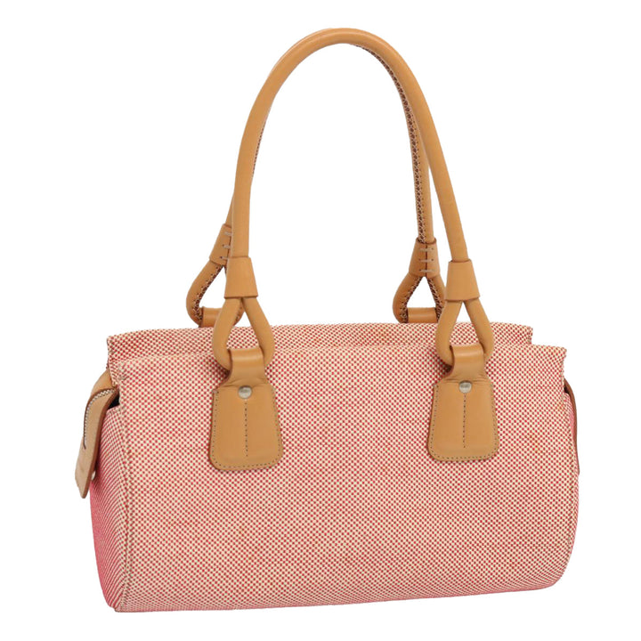 Burberry Tote Bag Canvas Red Auth mr023