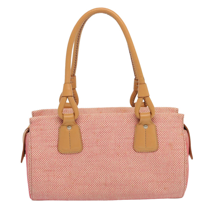 Burberry Tote Bag Canvas Red Auth mr023