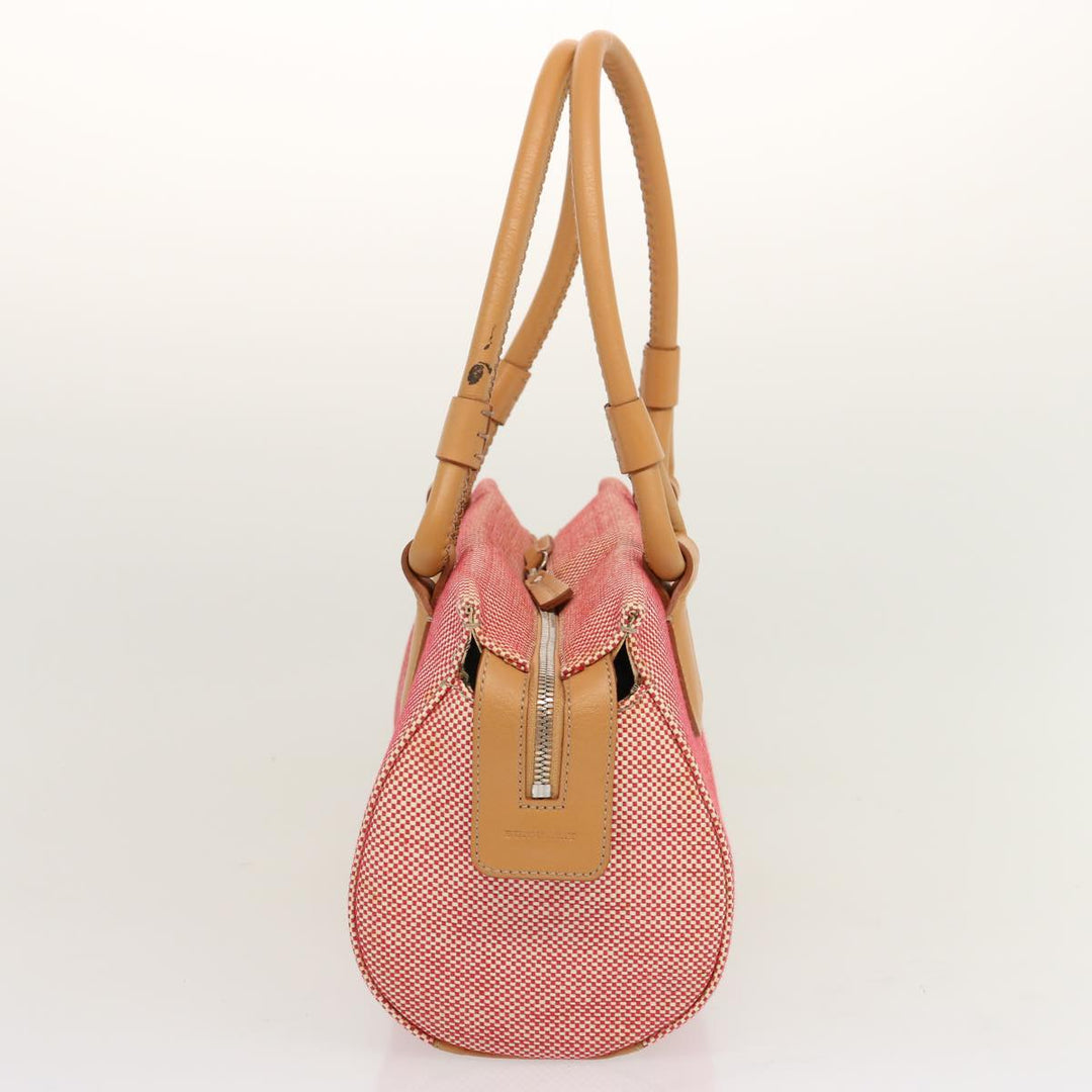 Burberry Tote Bag Canvas Red Auth mr023