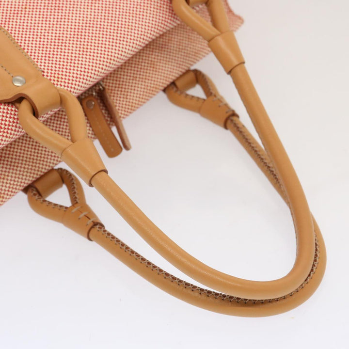 Burberry Tote Bag Canvas Red Auth mr023