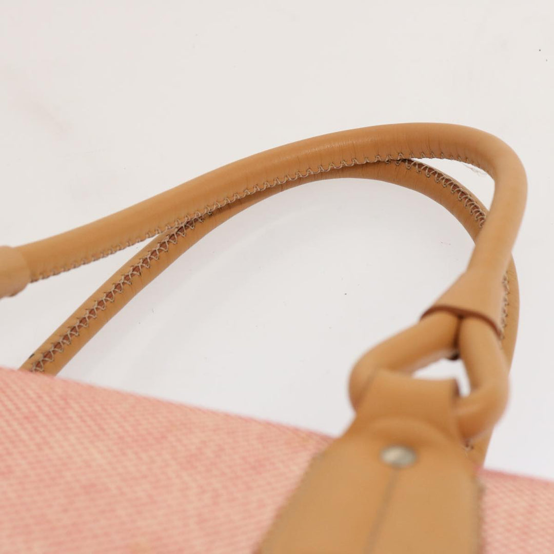 Burberry Tote Bag Canvas Red Auth mr023