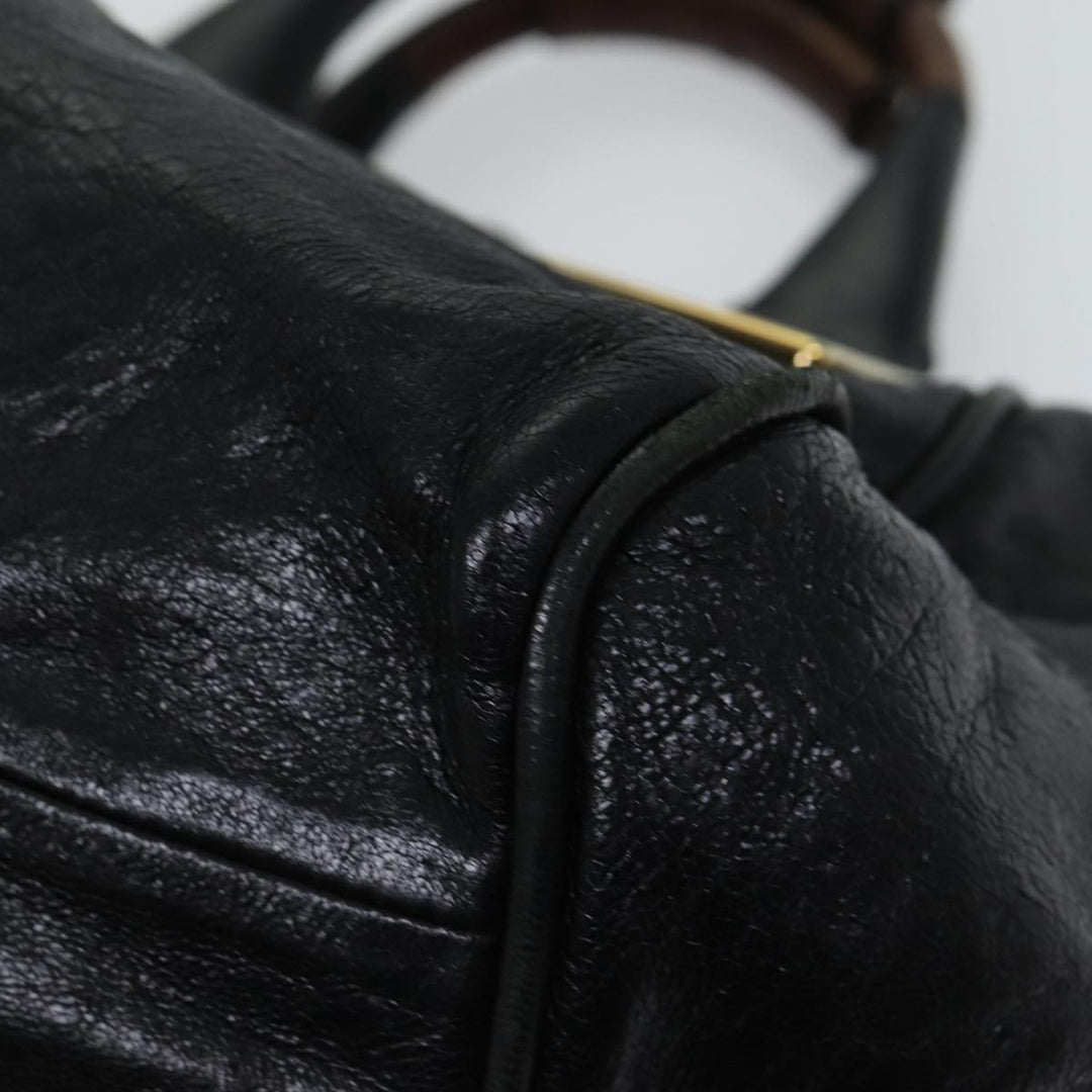 Chloe Etel Hand Bag Leather 2way Black mr035