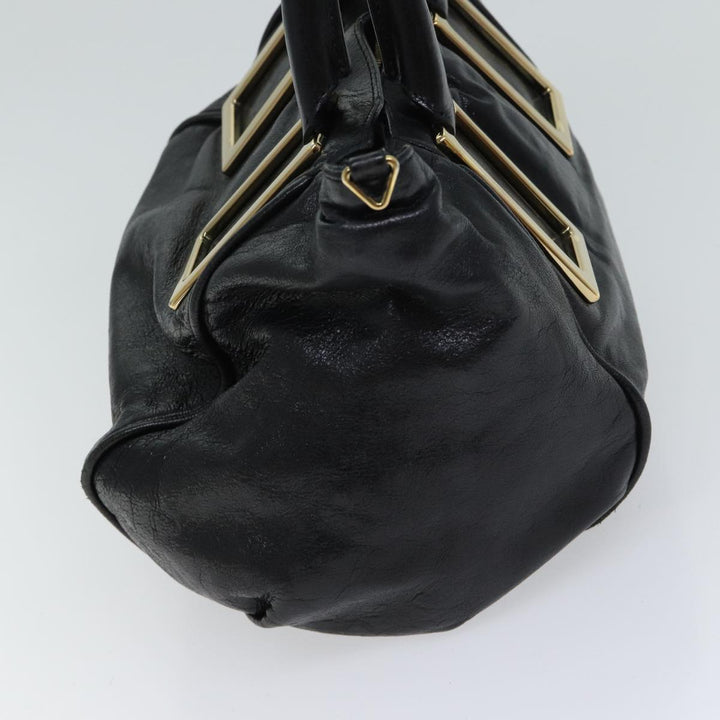 Chloe Etel Hand Bag Leather 2way Black mr035