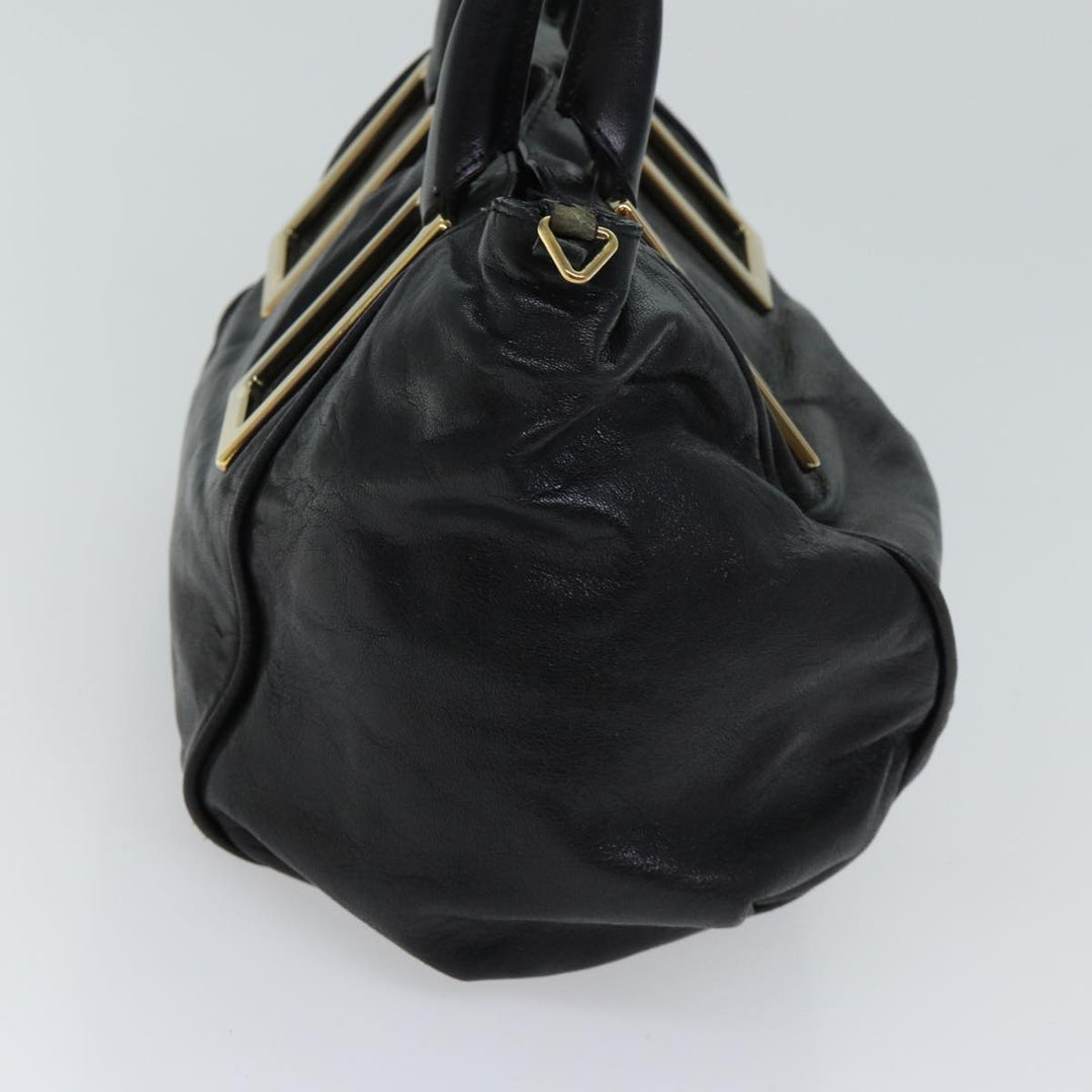 Chloe Etel Hand Bag Leather 2way Black mr035