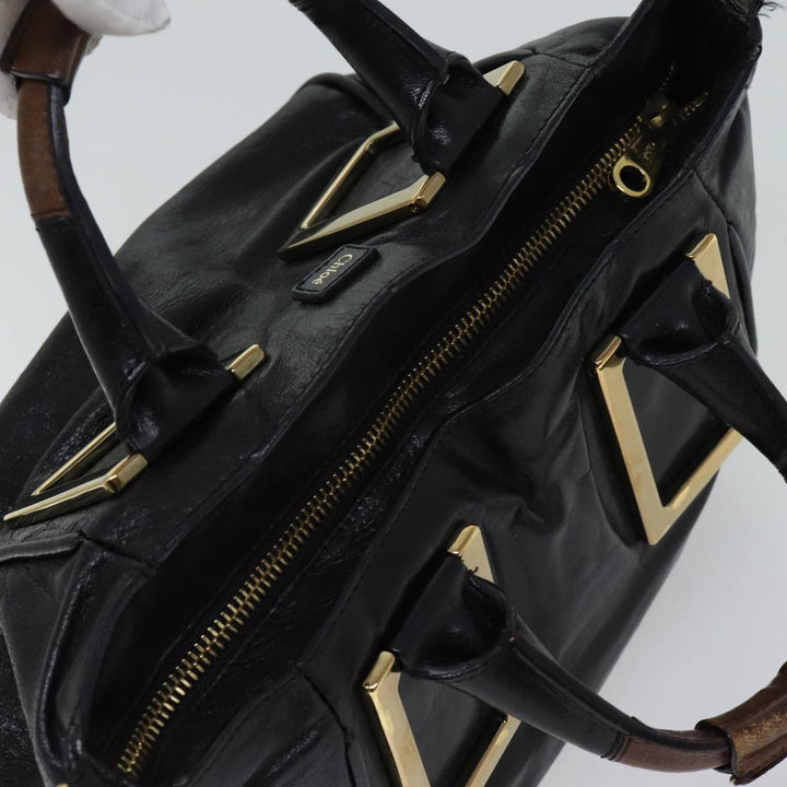 Chloe Etel Hand Bag Leather 2way Black mr035