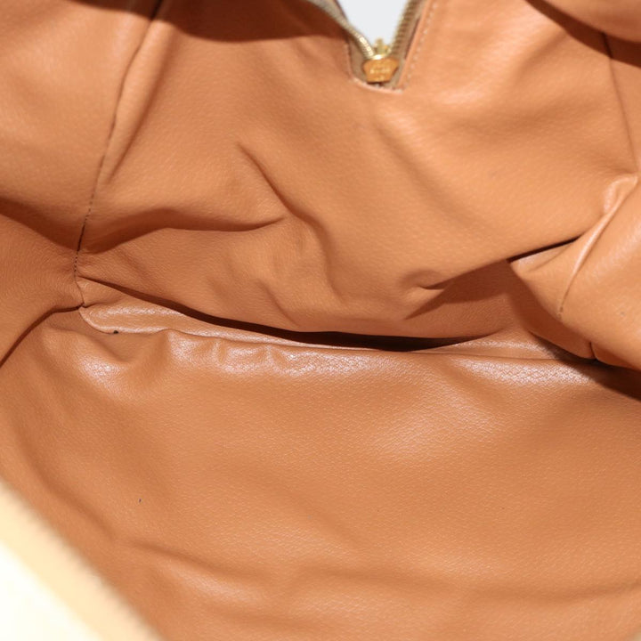 Celine Macadam Canvas Boston Bag PVC Brown  mr049