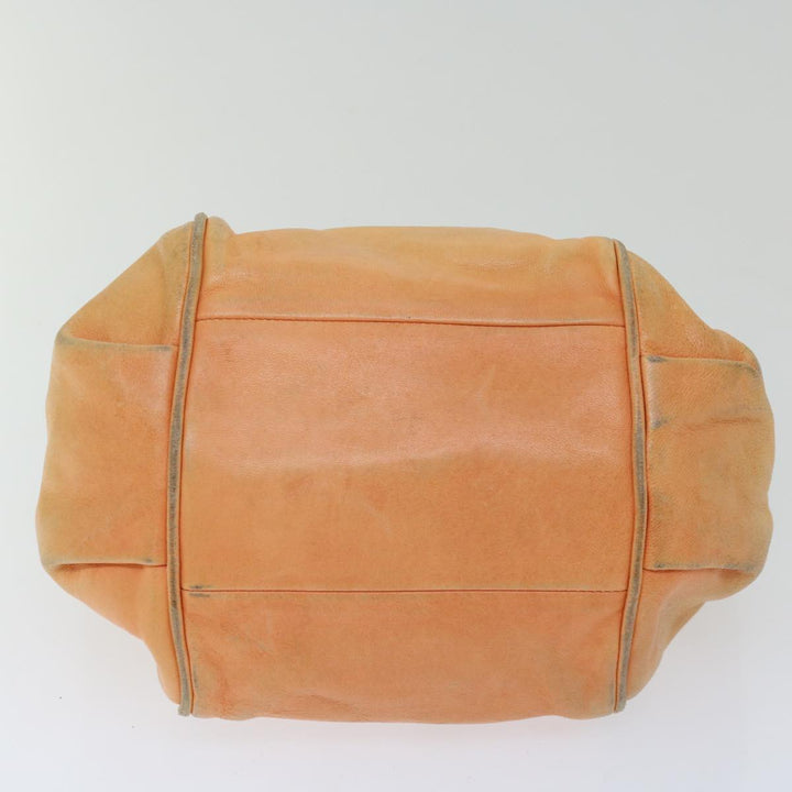 Chloe Etel Hand Bag Leather 2way Orange mr056