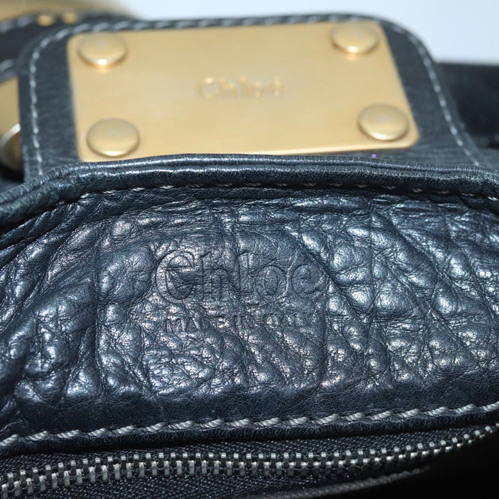 Chloe Paddington Shoulder Bag Leather Black mr058