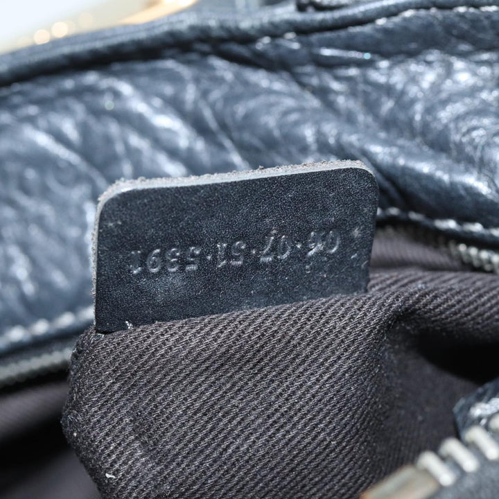 Chloe Paddington Shoulder Bag Leather Black mr058