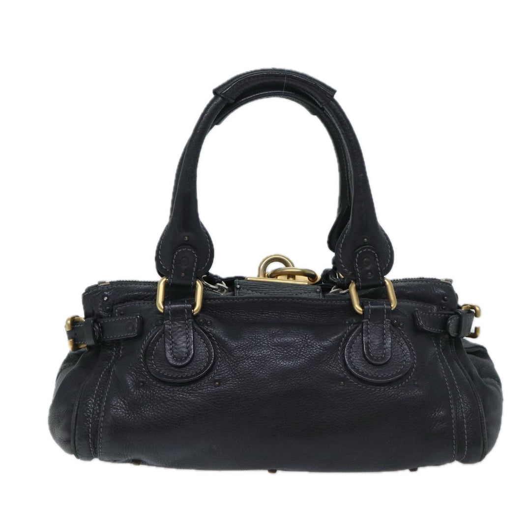 Chloe Paddington Shoulder Bag Leather Black mr058