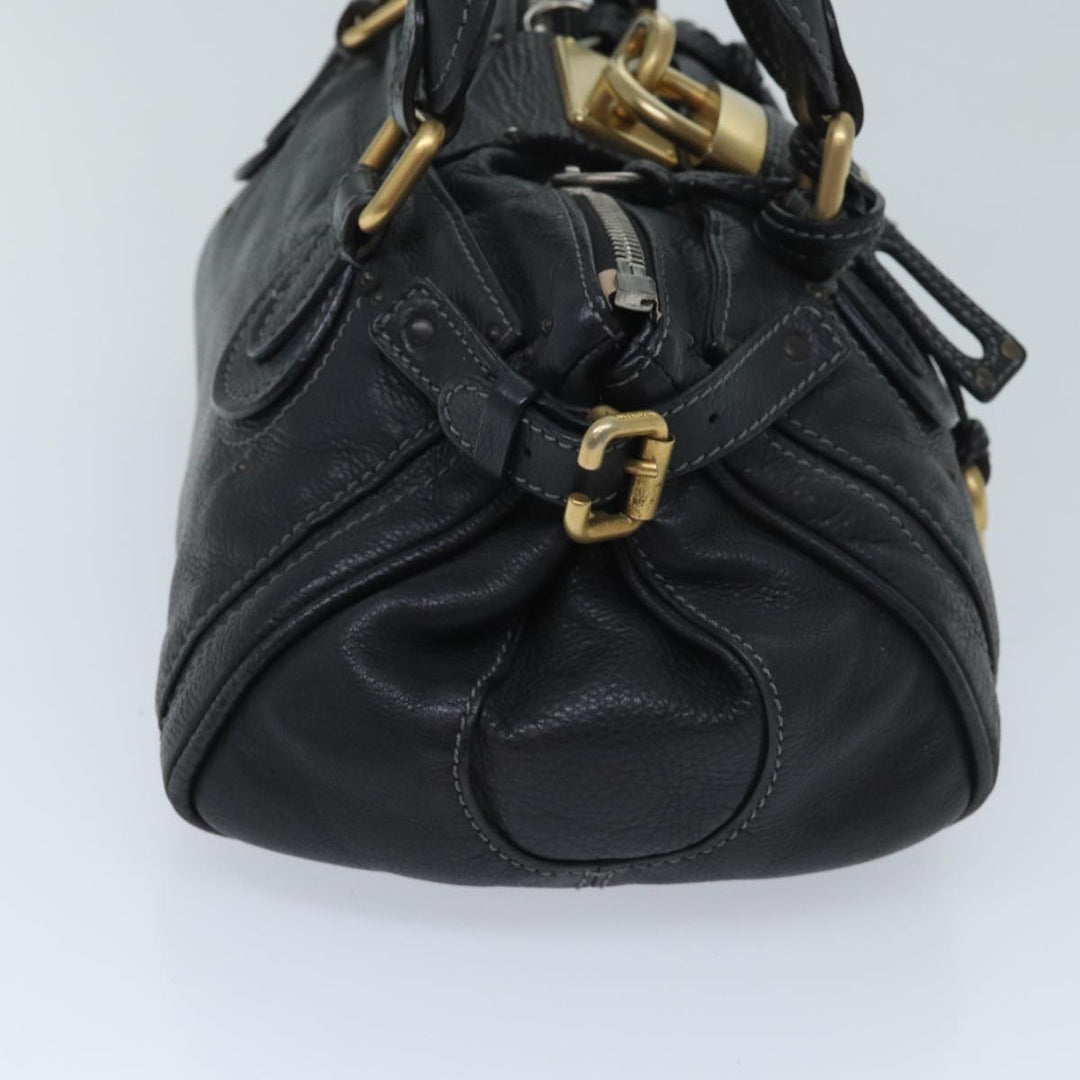 Chloe Paddington Shoulder Bag Leather Black mr058