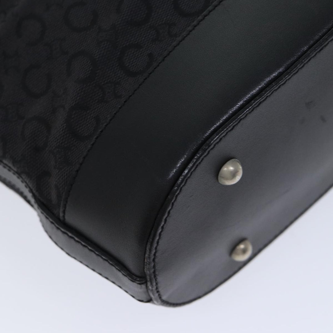 Celine C Macadam Canvas Tote Bag Black Auth mr122
