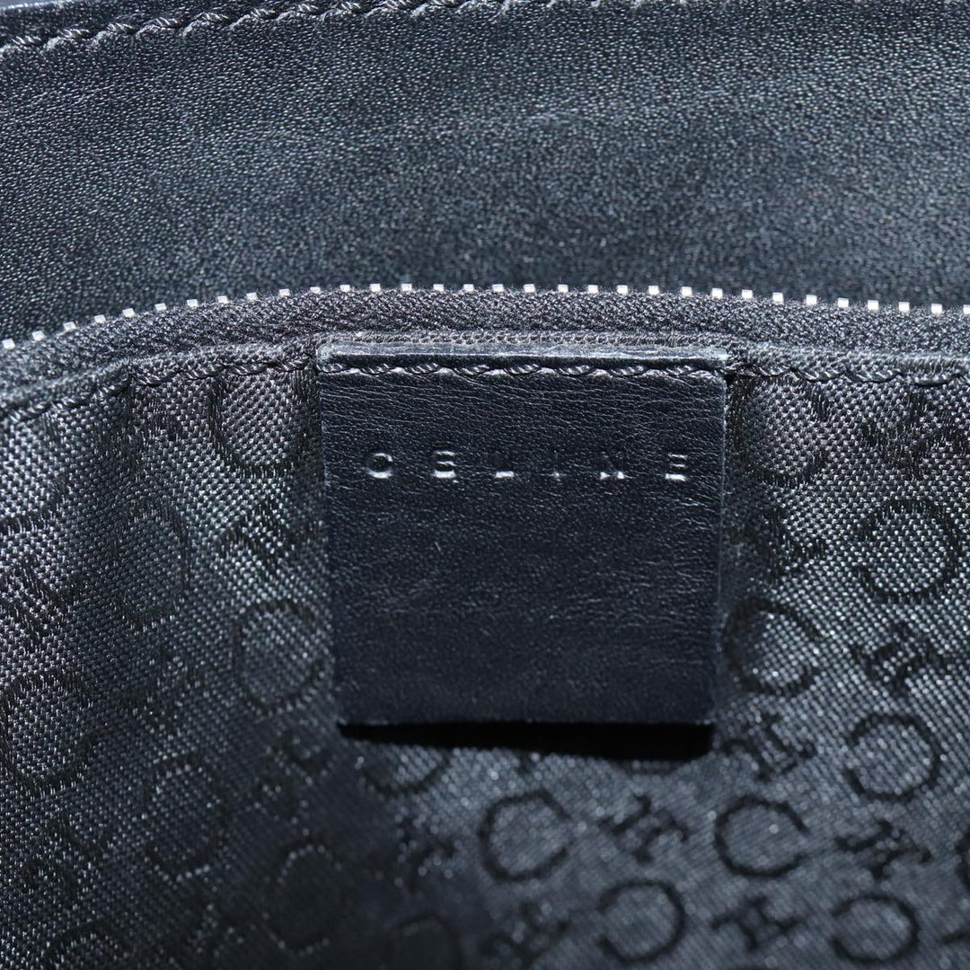 Celine C Macadam Canvas Tote Bag Black Auth mr122