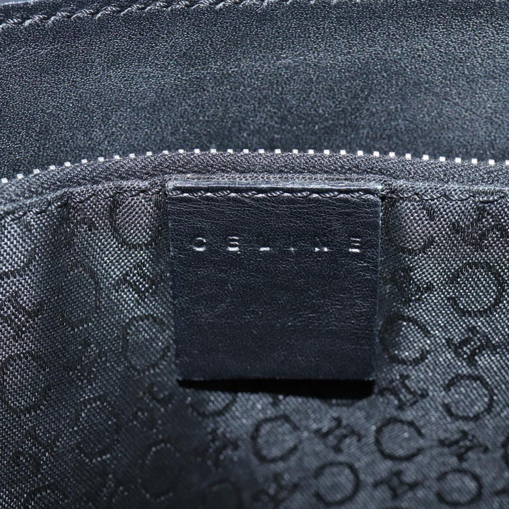 Celine C Macadam Canvas Tote Bag Black Auth mr122