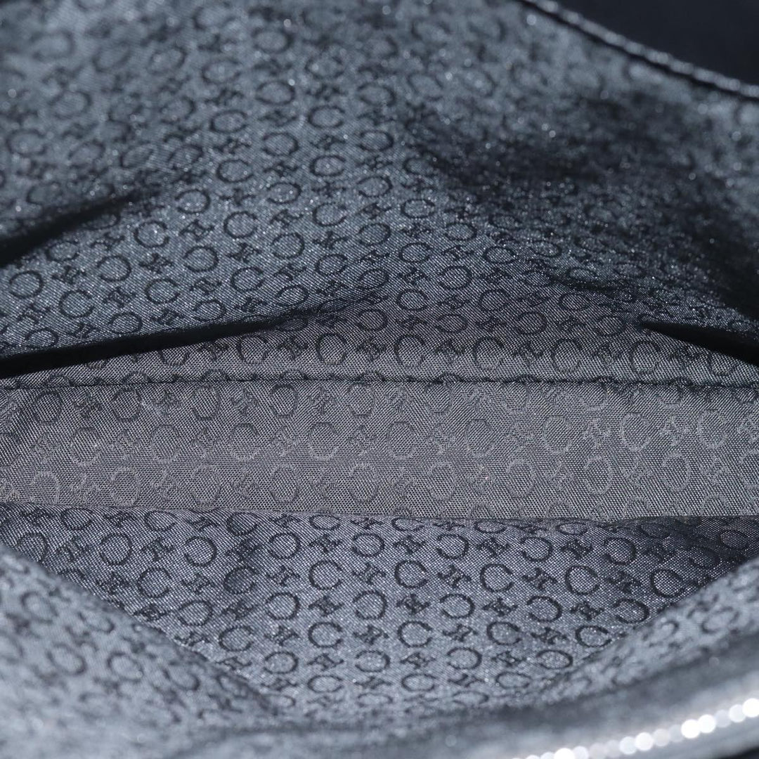 Celine C Macadam Canvas Tote Bag Black Auth mr122
