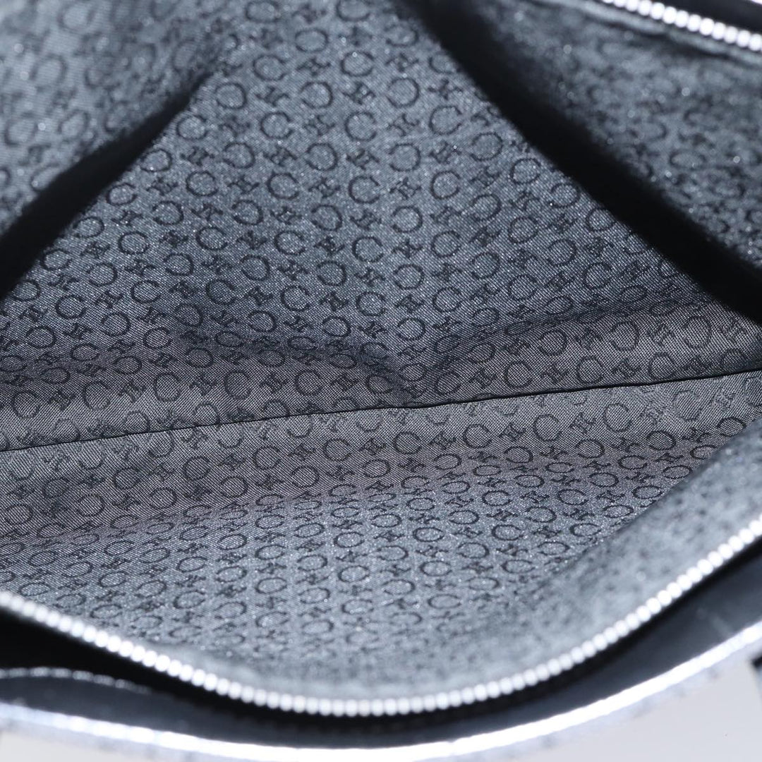 Celine C Macadam Canvas Tote Bag Black Auth mr122