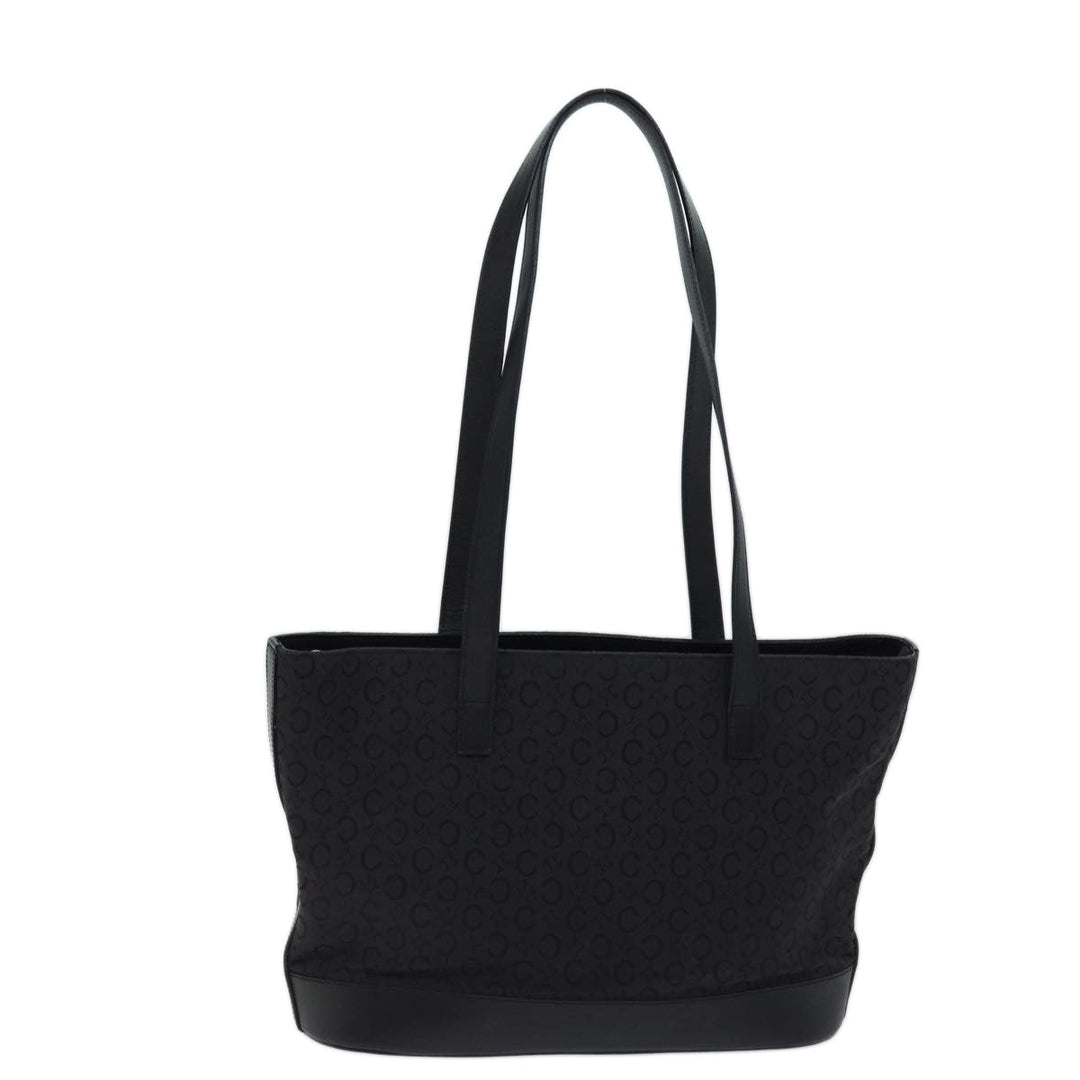 Celine C Macadam Canvas Tote Bag Black Auth mr122