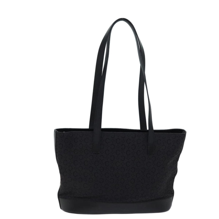 Celine C Macadam Canvas Tote Bag Black Auth mr122