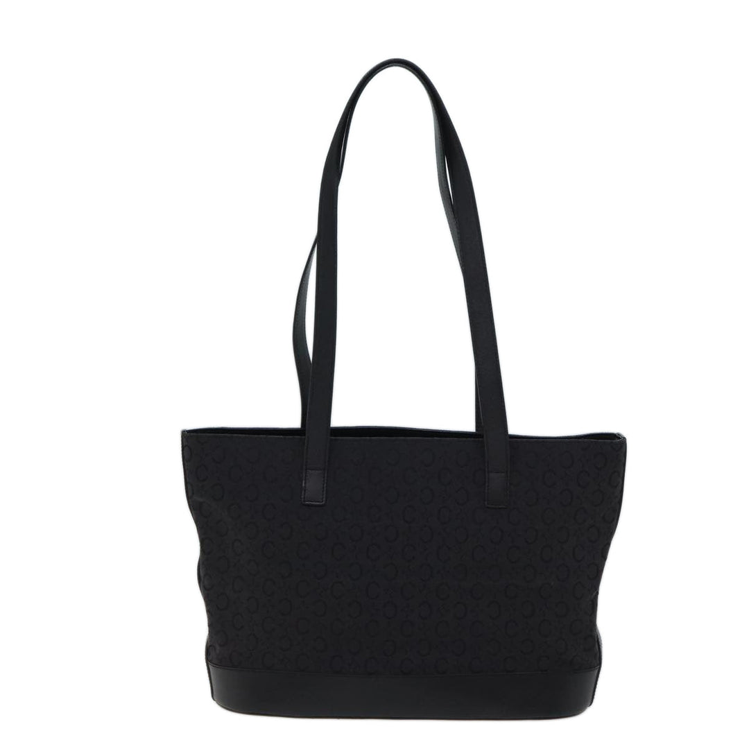 Celine C Macadam Canvas Tote Bag Black Auth mr122